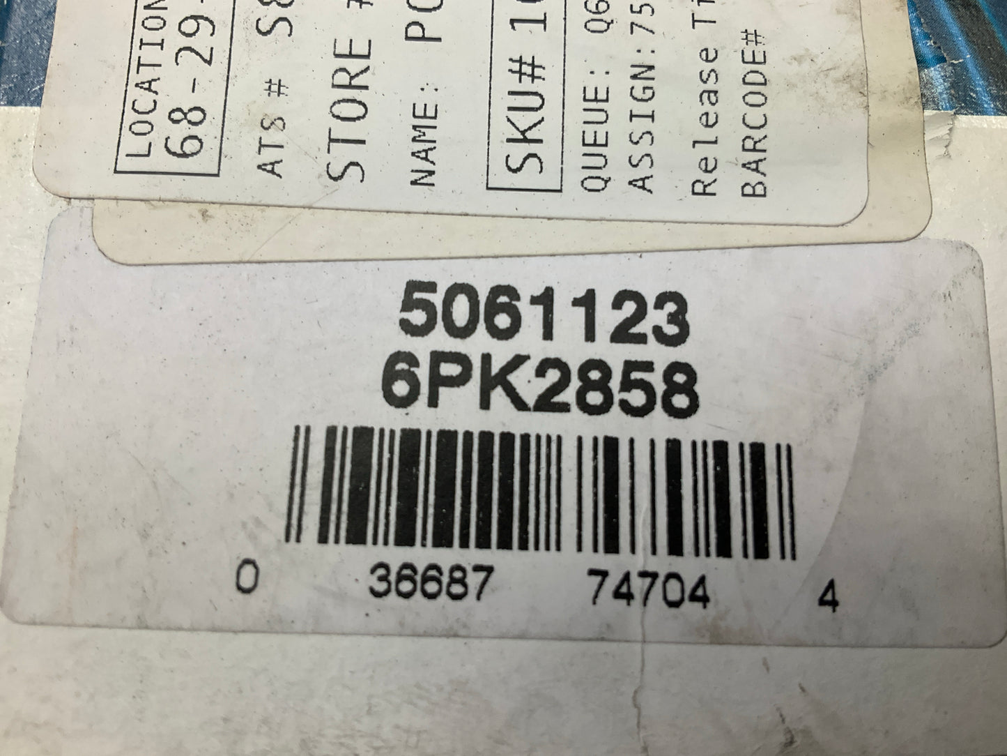 Dayco 5061123 Main Drive Belt - 2001 Chevy GMC 2500 3500 6.6L Diesel 130 Amp