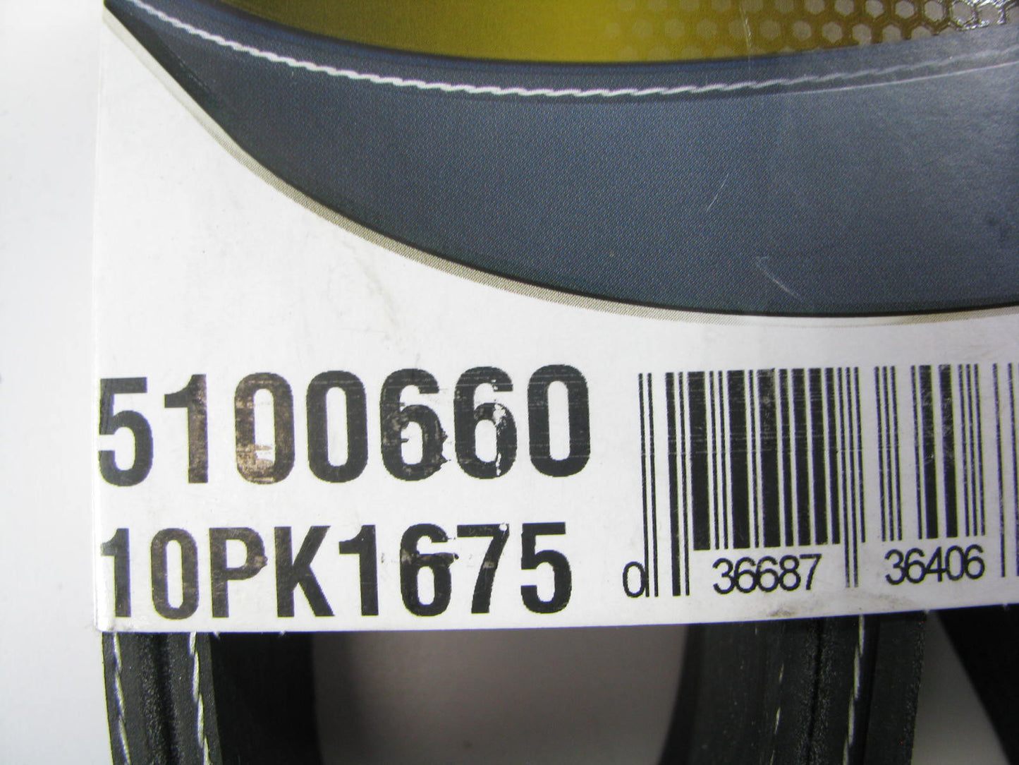 Dayco 5100660 Serpentine Belt - 1.367'' X 66.50'' - 10 Ribs