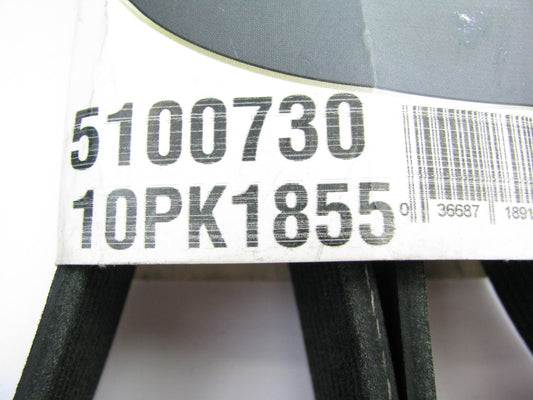 Dayco 5100730 Serpentine Belt 2012-2016 International Harvester 9.3L - 10Ribs