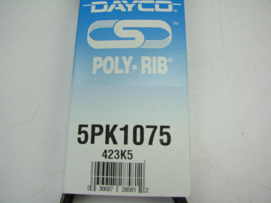 Dayco 5PK1075 Serpentine Belt - For 1992-1993 Honda Prelude Alternator, A/C