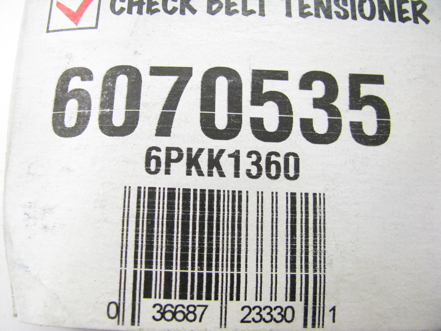 Dayco 6070535 Main Serpentine Belt - 1995-2003 VW Golf, 94-03 Jetta 2.8L VR6
