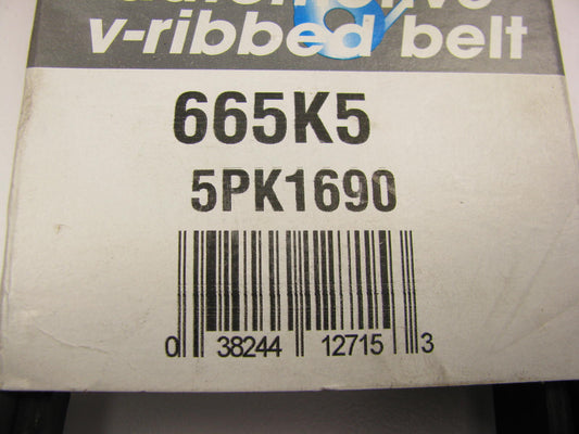 Dayco 665K5 Serpentine Belt - .667'' X 67.095'' - 5 Ribs
