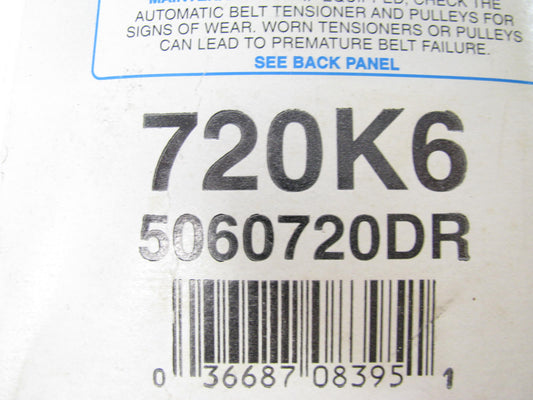 Dayco 720K6 Serpentine Belt