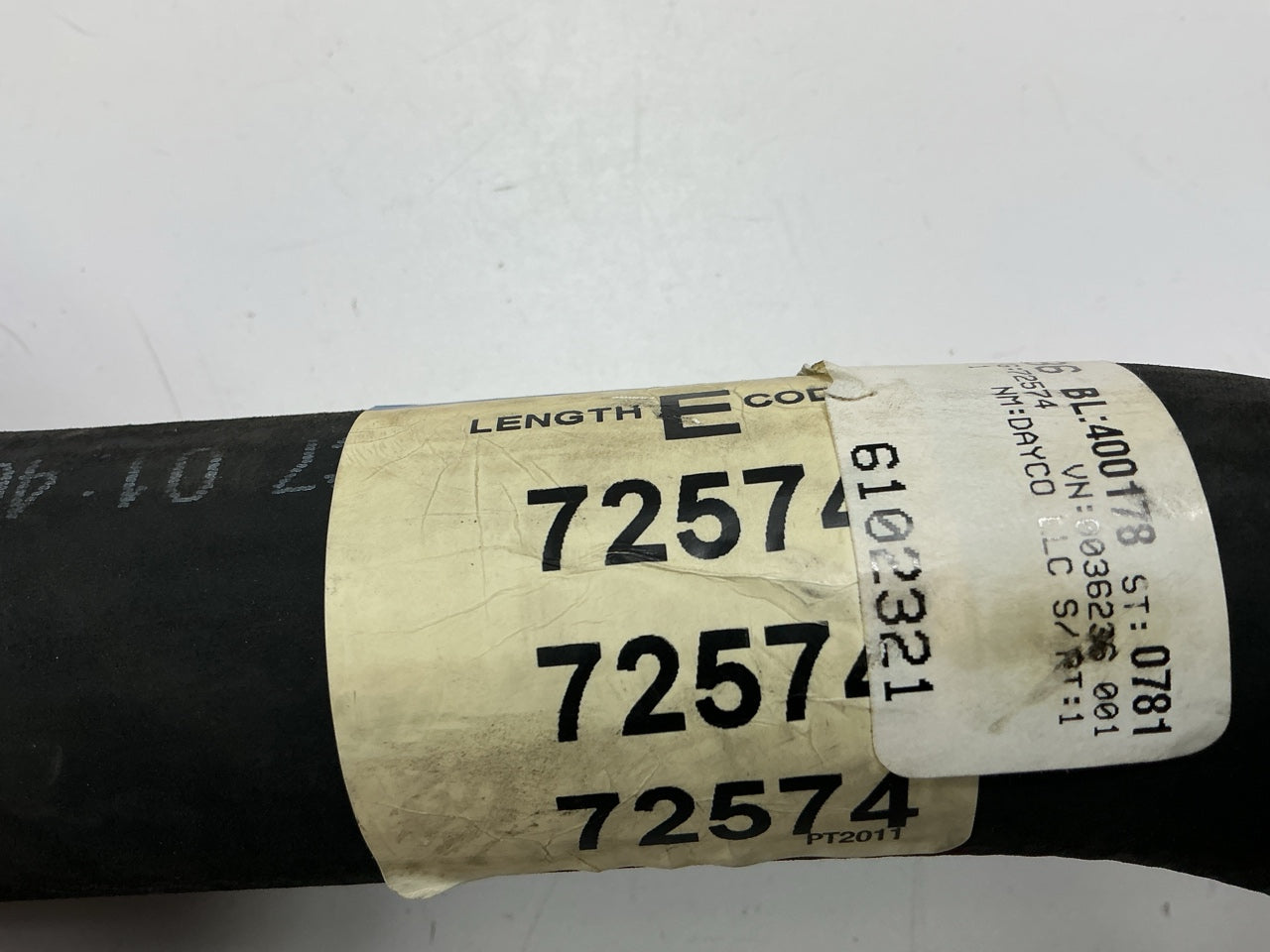 Dayco 72574 Lower Radiator Coolant Hose