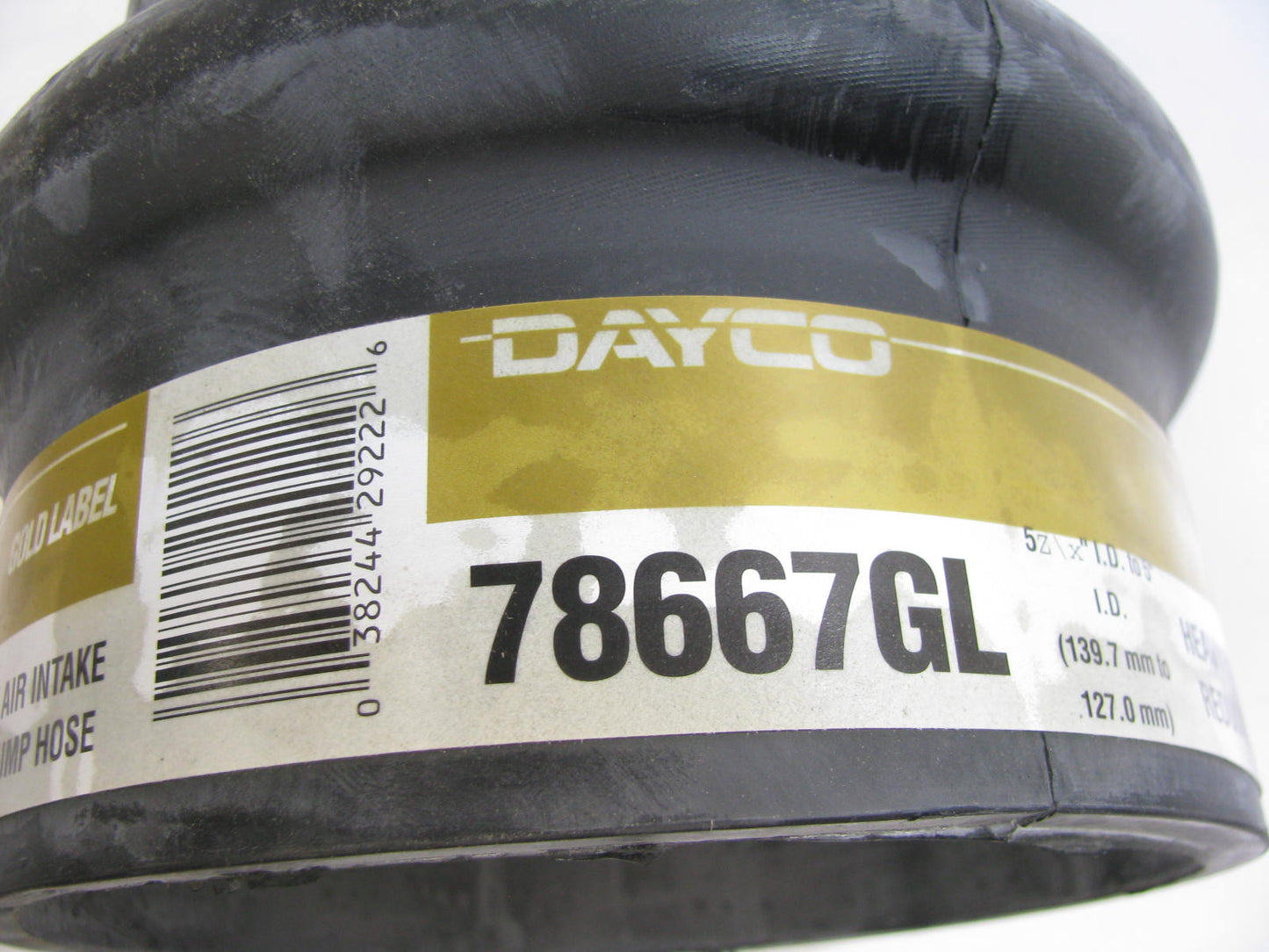 Dayco 78667GL Air Intake Reducing Hump Hose 5.5'' To 5'' Air Tube Reducer, 6'' Long