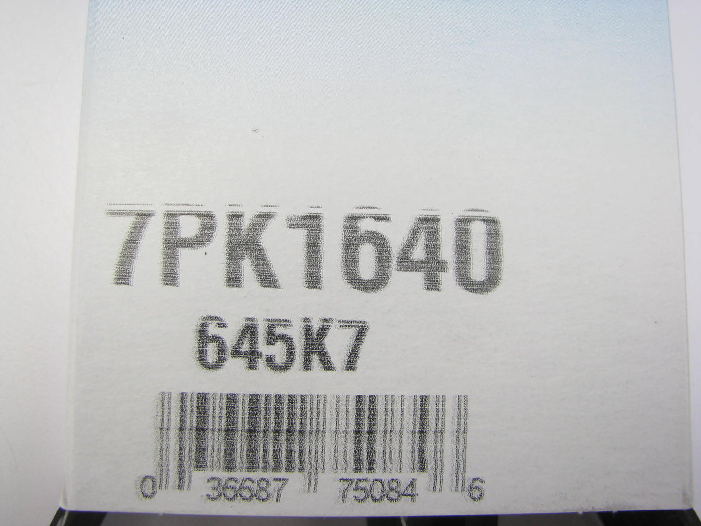 Dayco 7PK1640 Serpentine Belt - 25mm X 1640mm - 7 Ribs