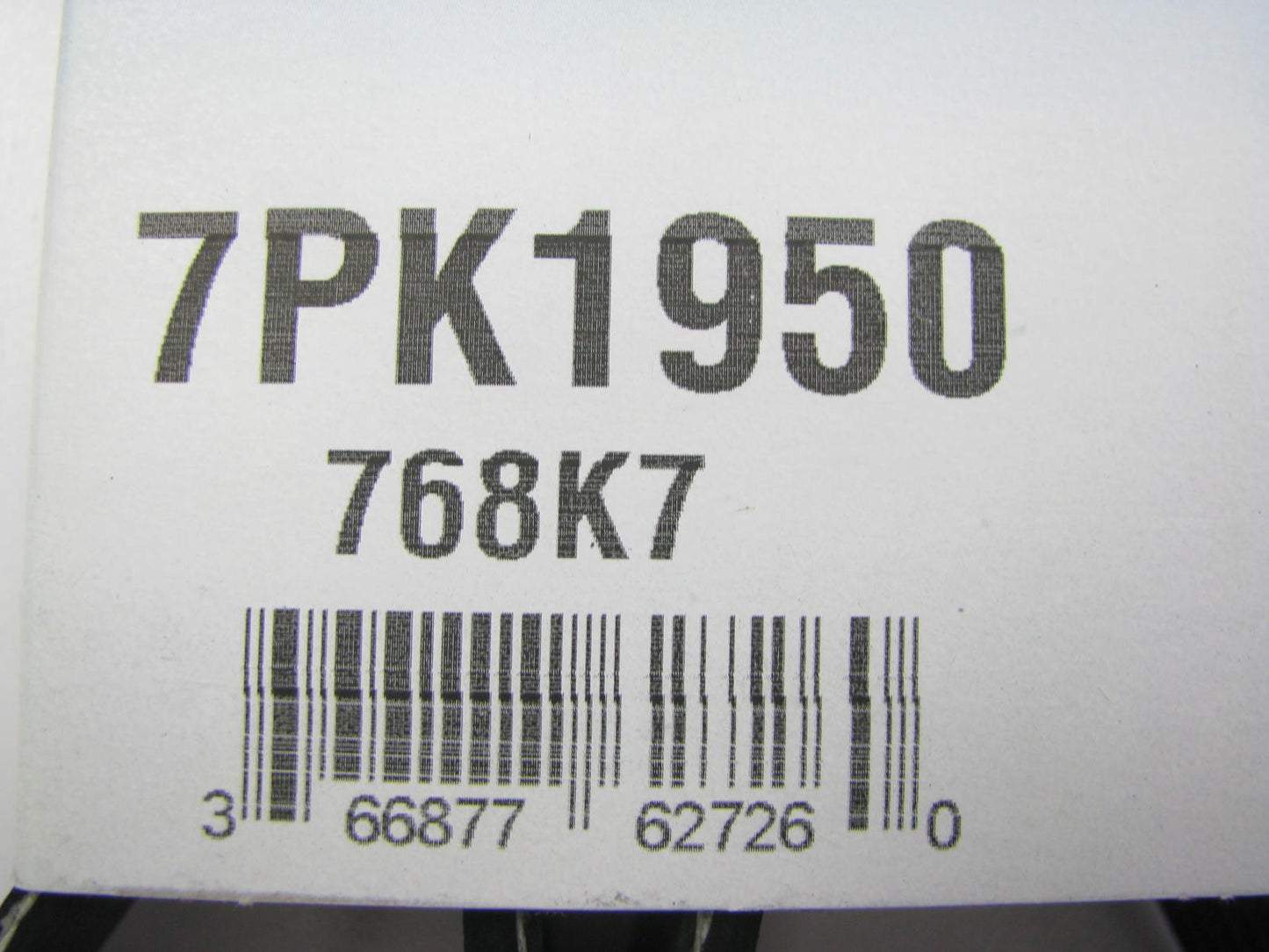Dayco 7PK1950 Serpentine Belt - 25mm X 1950mm - 7 Ribs