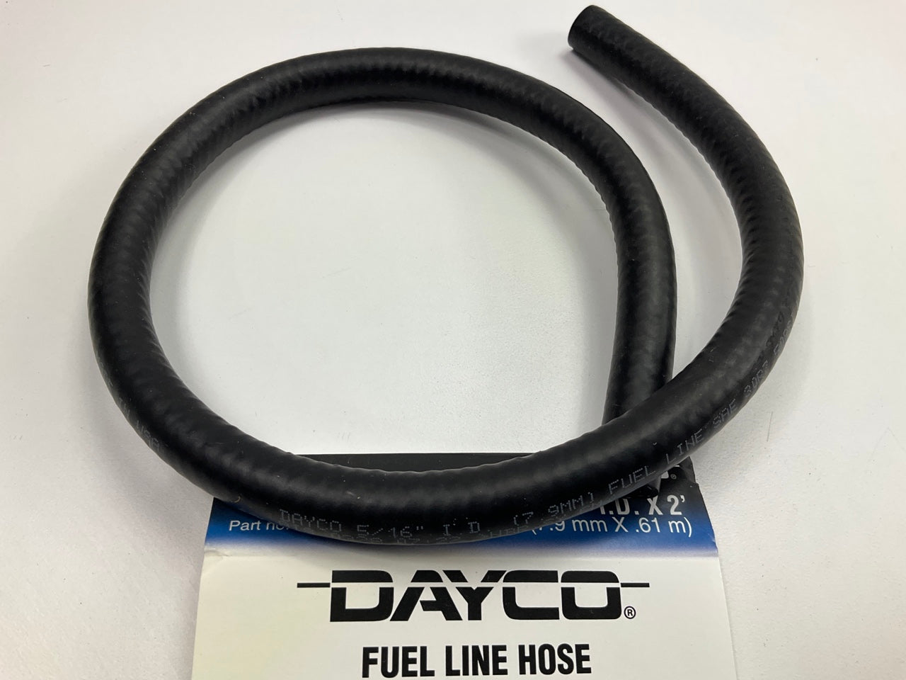 Dayco 80074 Fuel Line Hose 5/16'' ID X 2 Feet, 50 Psi Max (Low Pressur ...