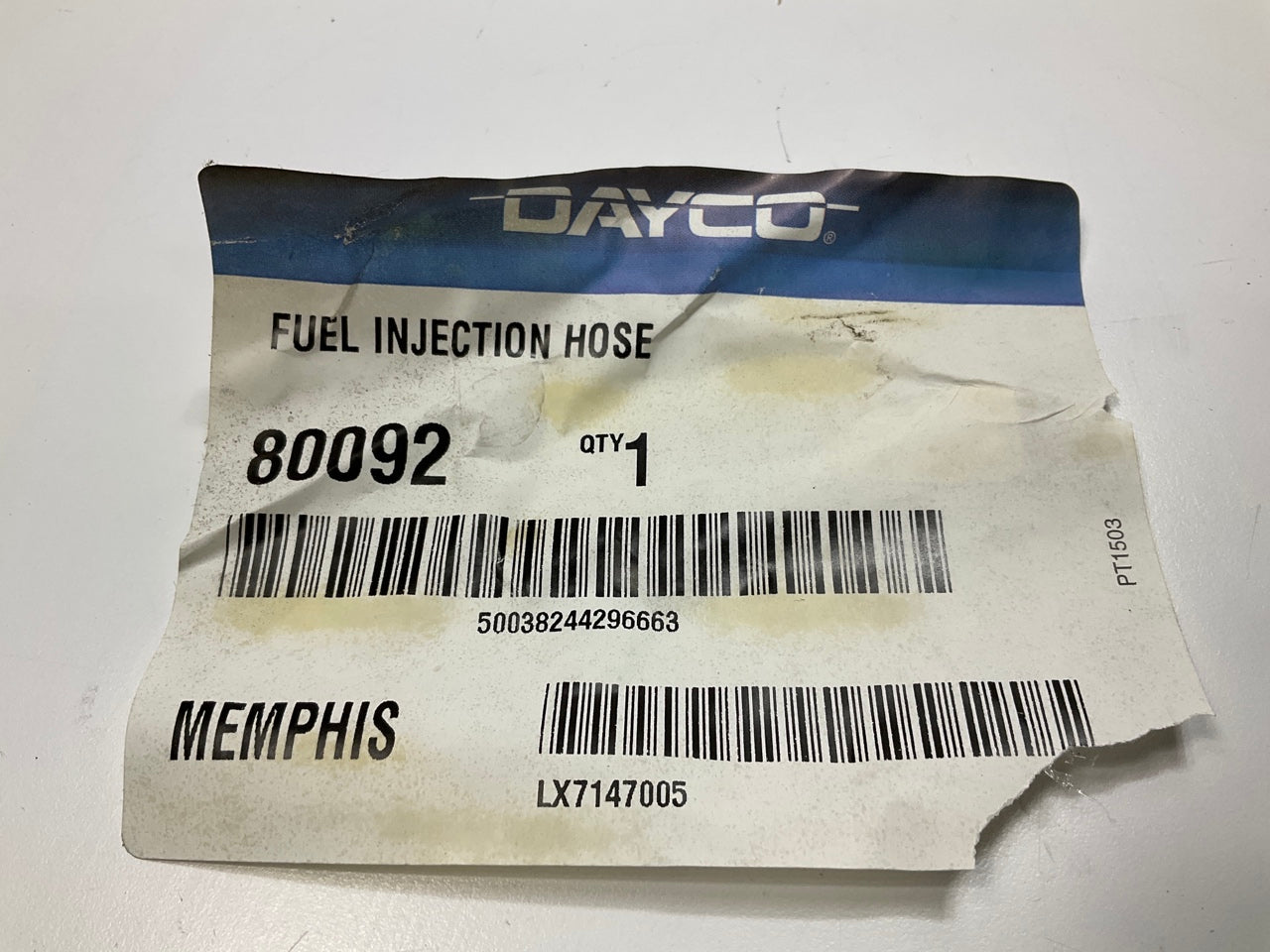 250 FEET - Dayco 80092 5/16'' Fuel Injection Hose, 100 PSI Max Pressure, SAE 30R9