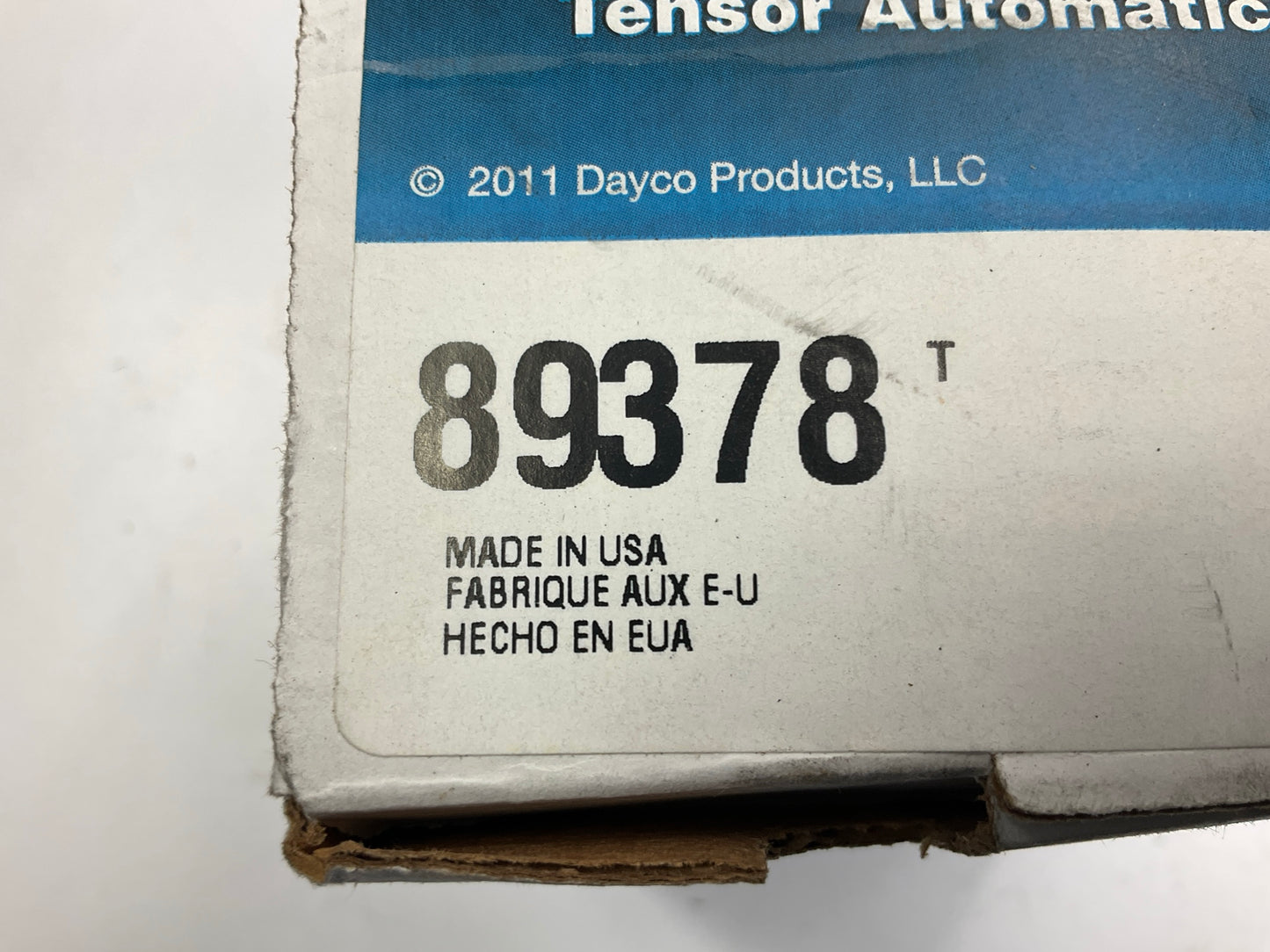 Dayco 89378 Belt Tensioner Assembly