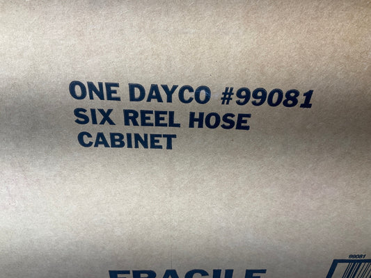 Dayco 99081 6 Spool Hose Cabinet Without Product, 22-3/4'' X 12'' X 19-1/2''