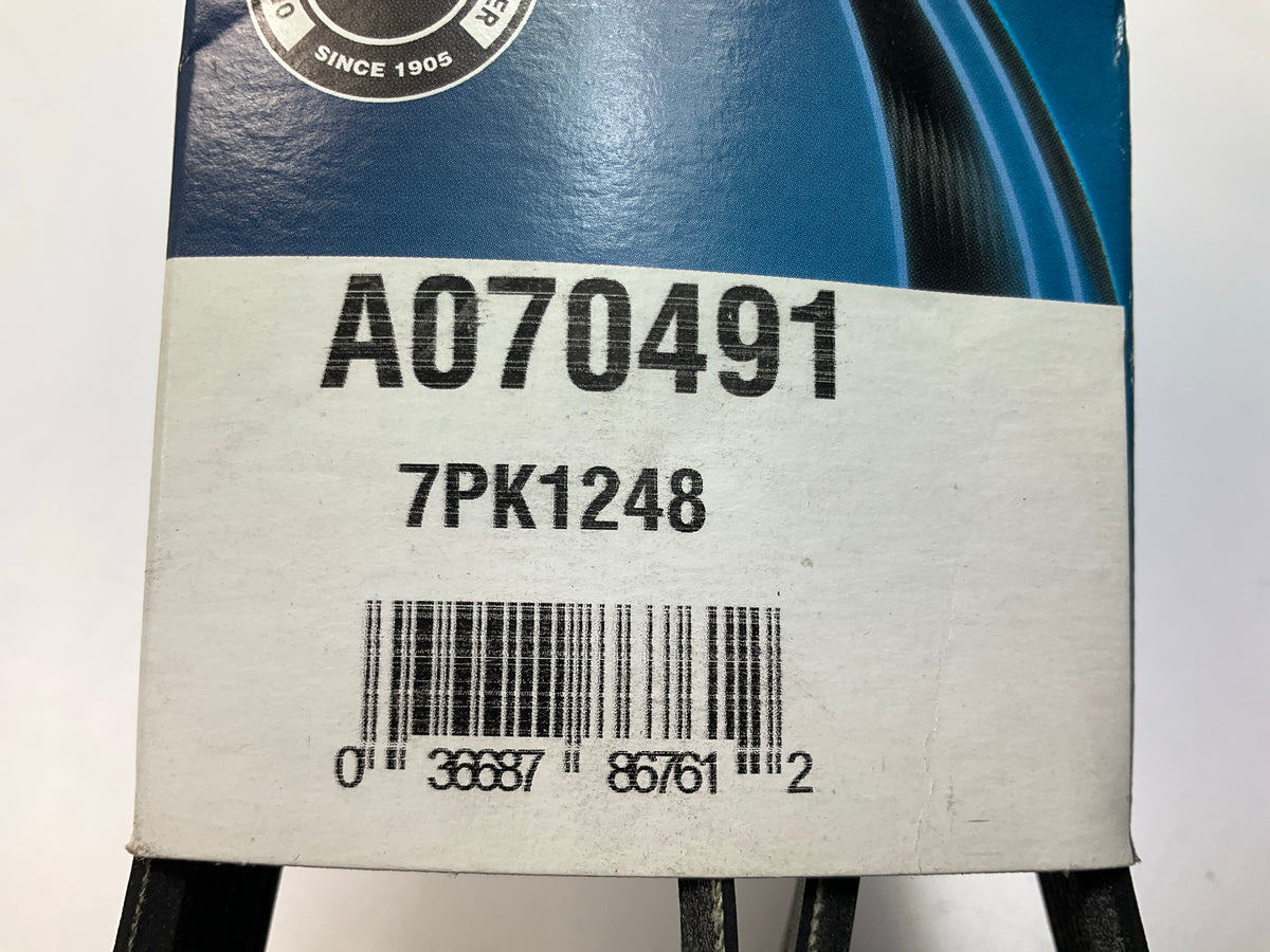 Dayco A070491 Air Conditioning Serpentine Belt 08-10 Malibu, 07-09 Aura, Vue