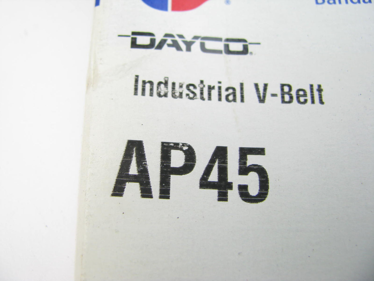 Dayco AP45 Industrial Accessory Drive Belt - 1/2'' X 47''