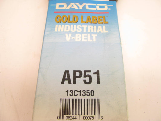 Dayco AP51 Industrial Accessory Drive Belt - 1/2'' X 53''