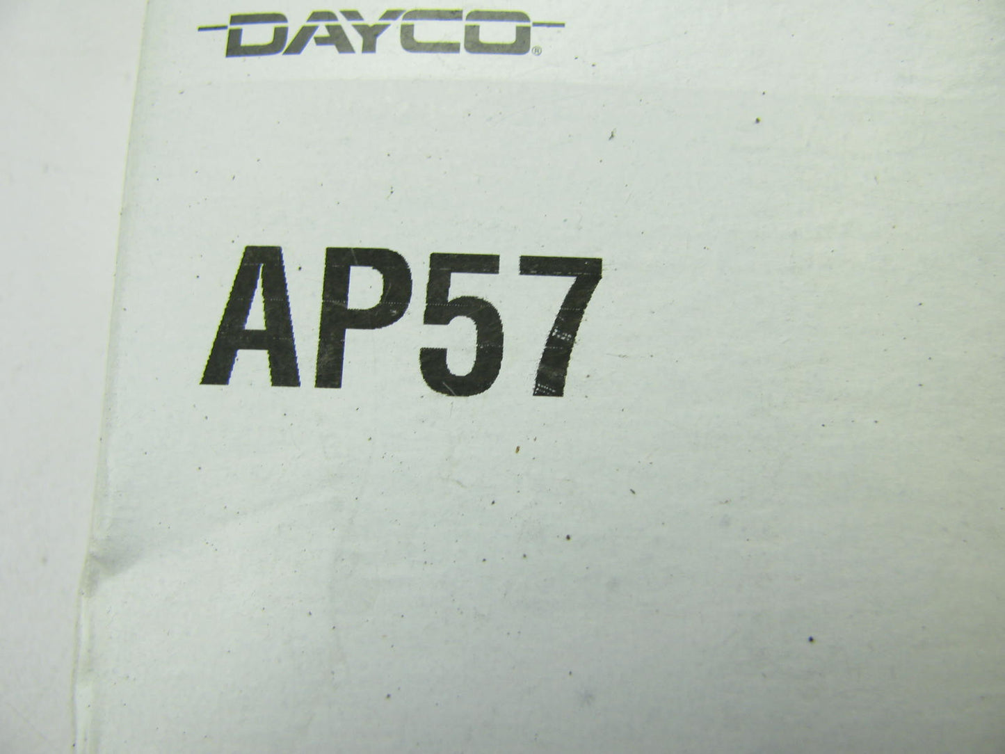 Dayco AP57 Industrial Accessory Drive Belt - 1/2'' X 59''