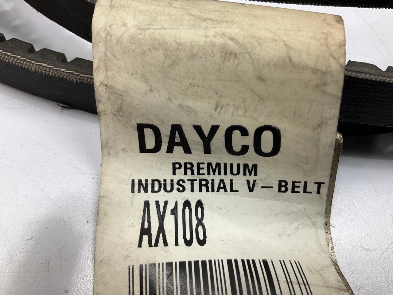 Dayco AX108 Cogged Industrial Accessory Drive Belt, 1/2'' X 110''