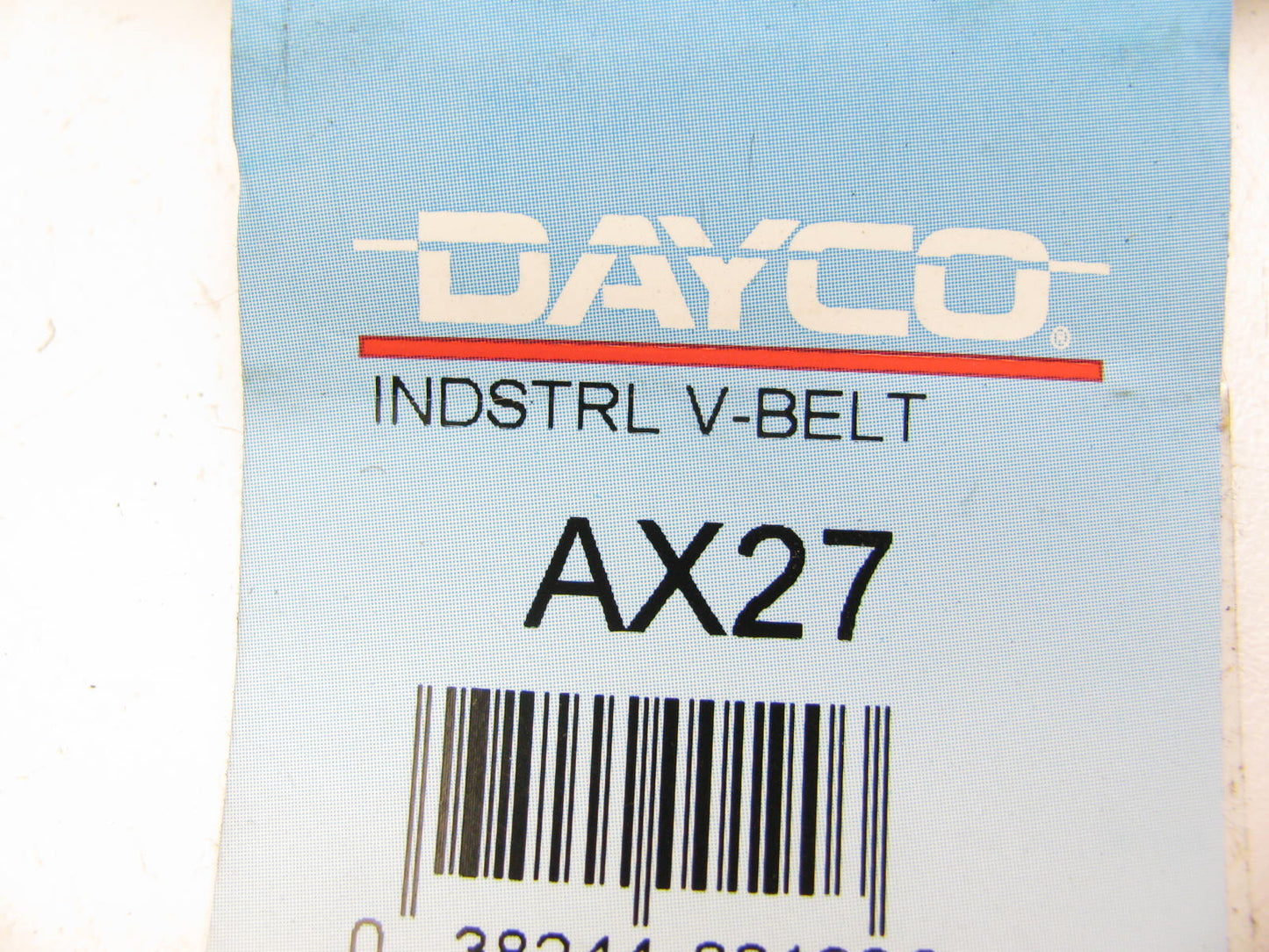 Dayco AX27 Industrial Accessory Drive V-Belt - 0.53'' X 29.39''