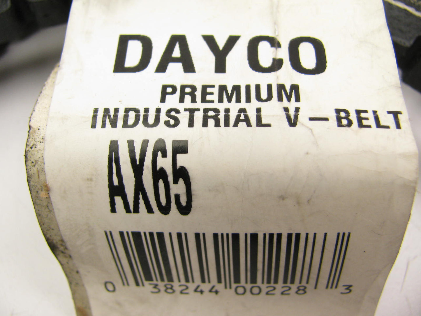 Dayco AX65 Industrial Cogged Accessory Drive V-Belt - 1/2'' X 67''