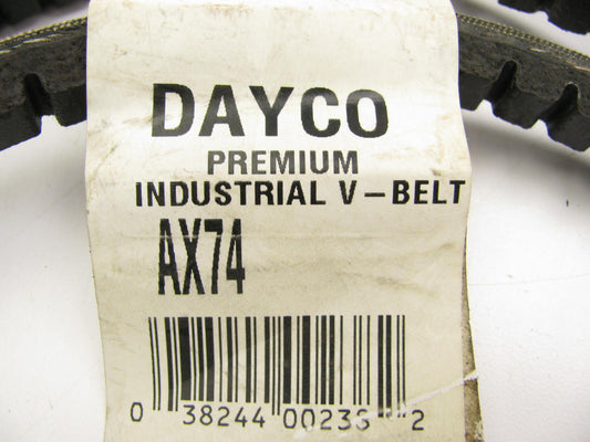 Dayco AX74 Industrial Accessory Drive V-Belt - 0.53'' X 76.39''