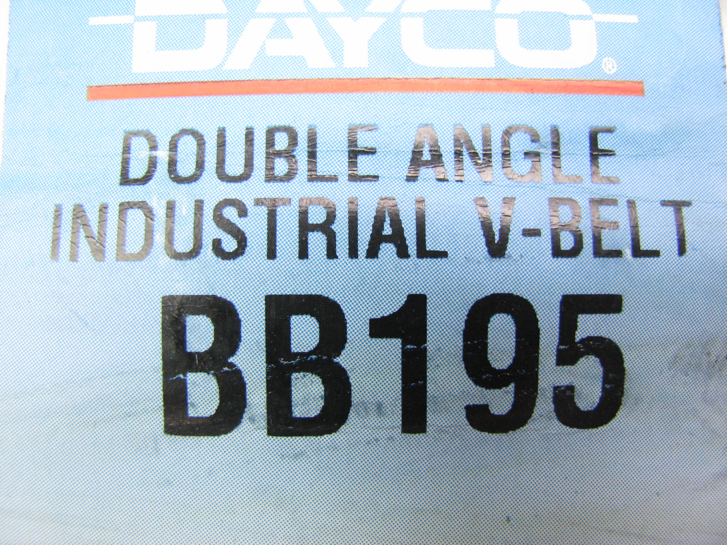 Dayco BB195 Double Angle Accessory Drive V-Belt - 0.66'' X 200''