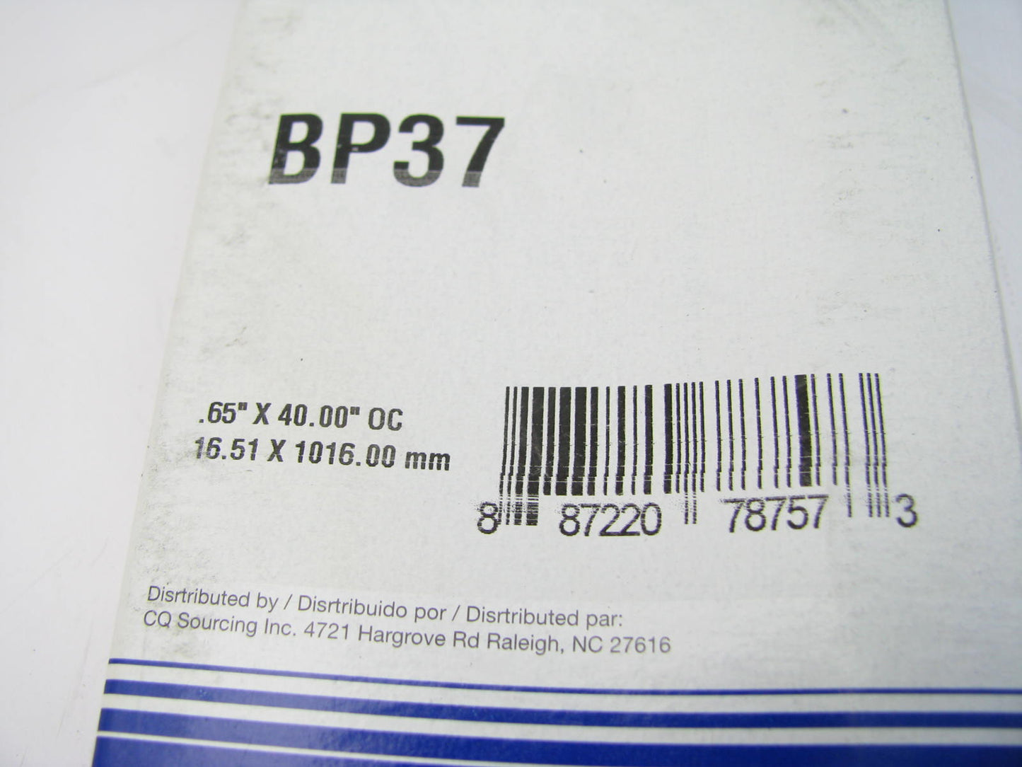 Dayco BP37 Industrial Accessory Drive Belt - 5/8'' X 40''