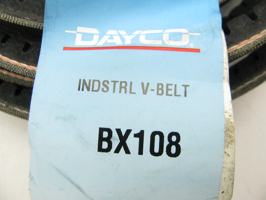 Dayco BX108 Industrial Accessory Drive V-Belt - 111'' Outside Length, 21/32'' Top
