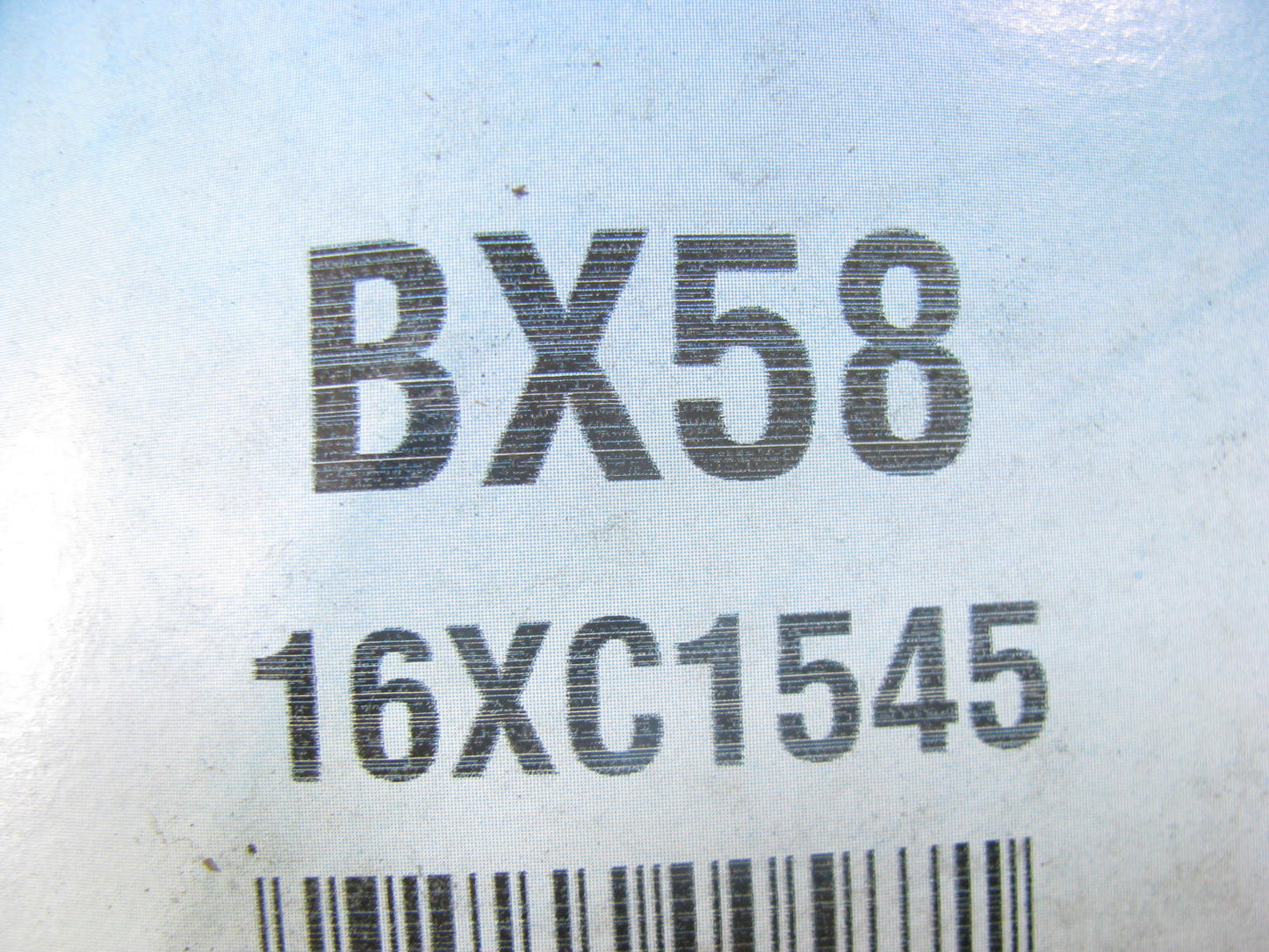 Dayco BX58 Cogged Industrial Accessory Drive Belt - 21/32'' X 61''