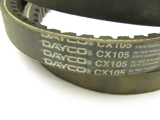 Dayco CX105 Accessory Drive Cogged Industrial V-Belt - 0.88'' X 109''