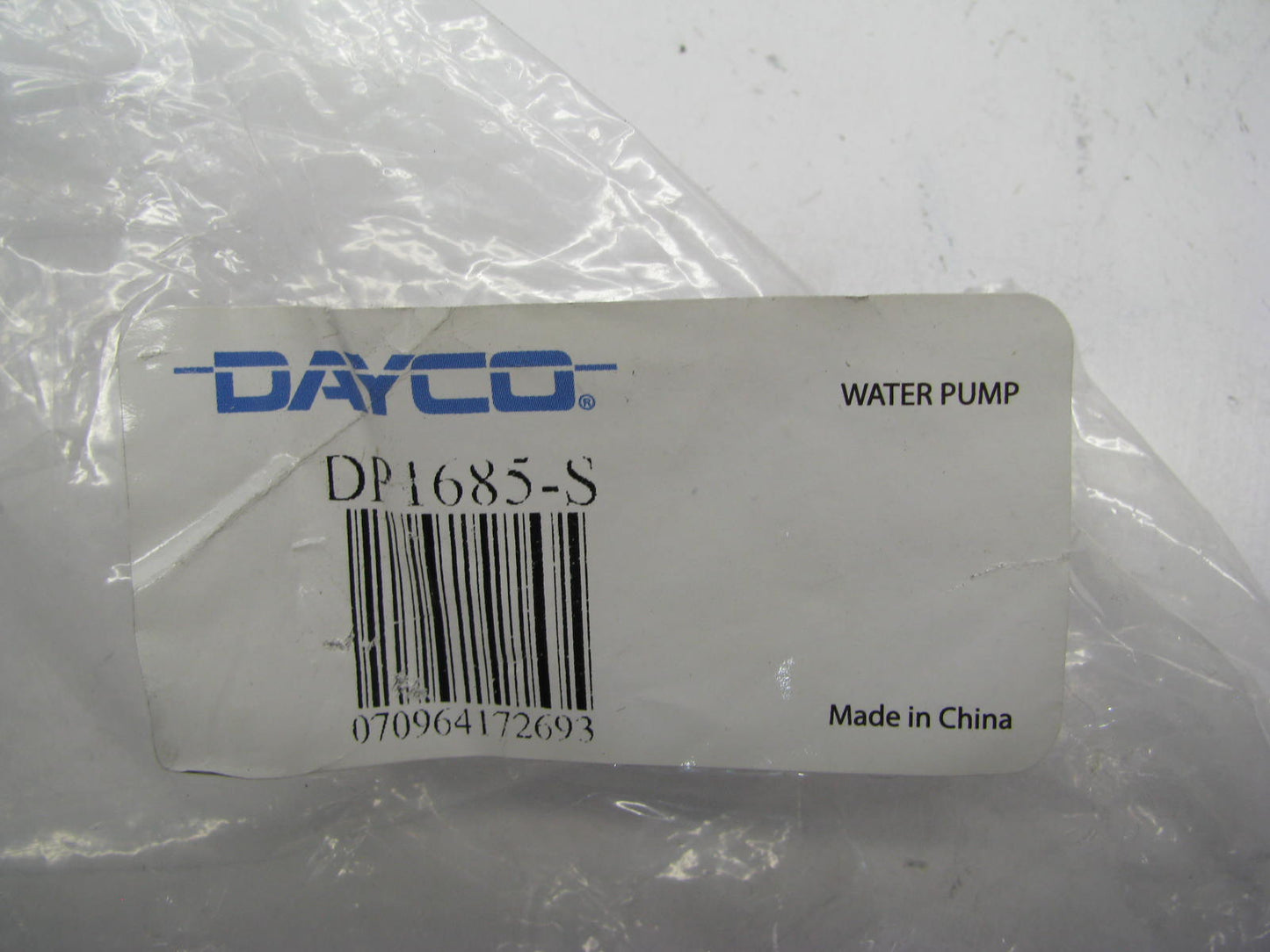 Dayco DP1685S Water Pump For 1953-54 Ford NAA Jubilee Series Tractor - CDPN8501B
