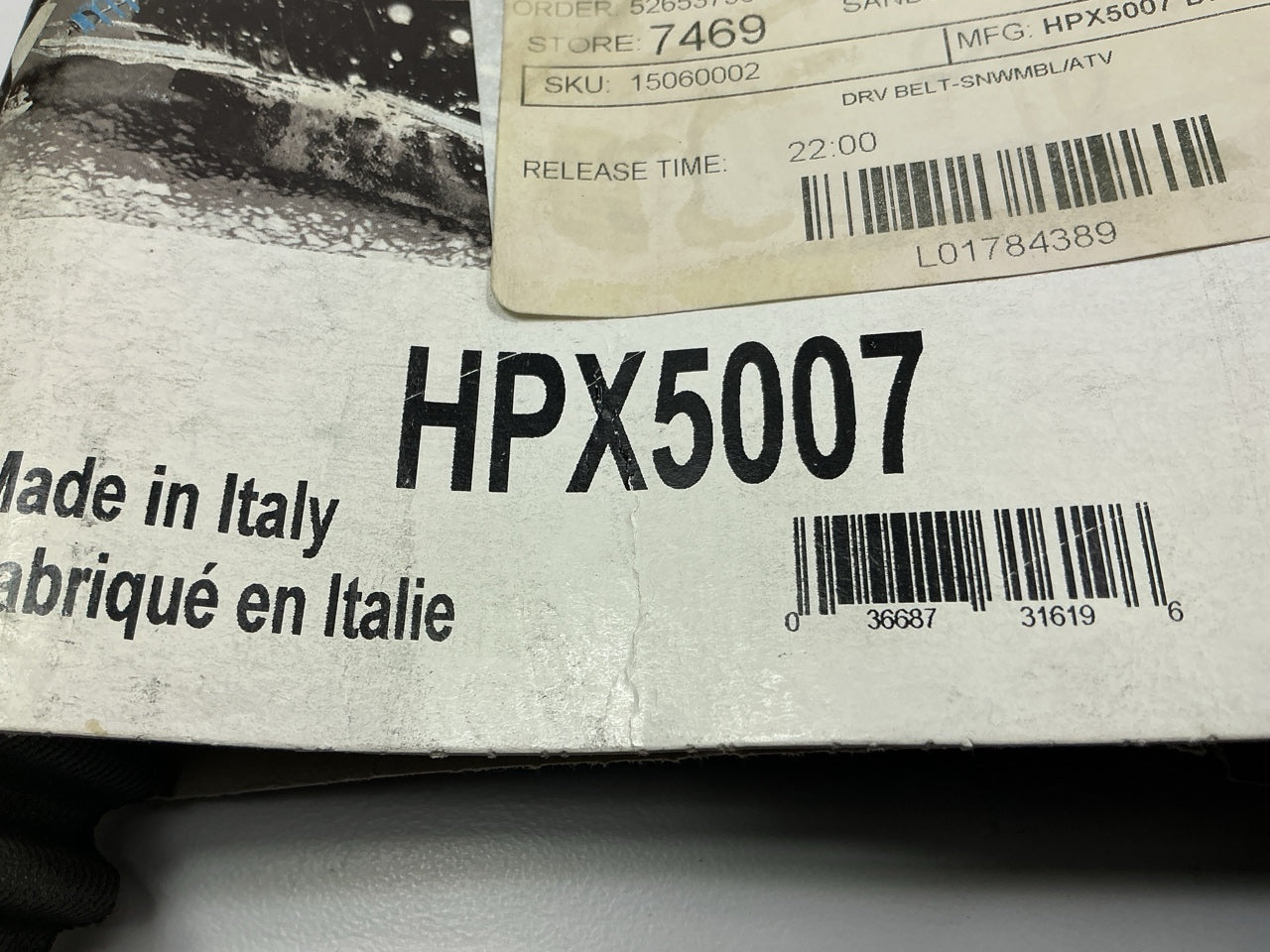 Dayco HPX5007 Snowmobile Drive Belt 414-5233-00, 414-5233, 414-7413-00, 414-5059
