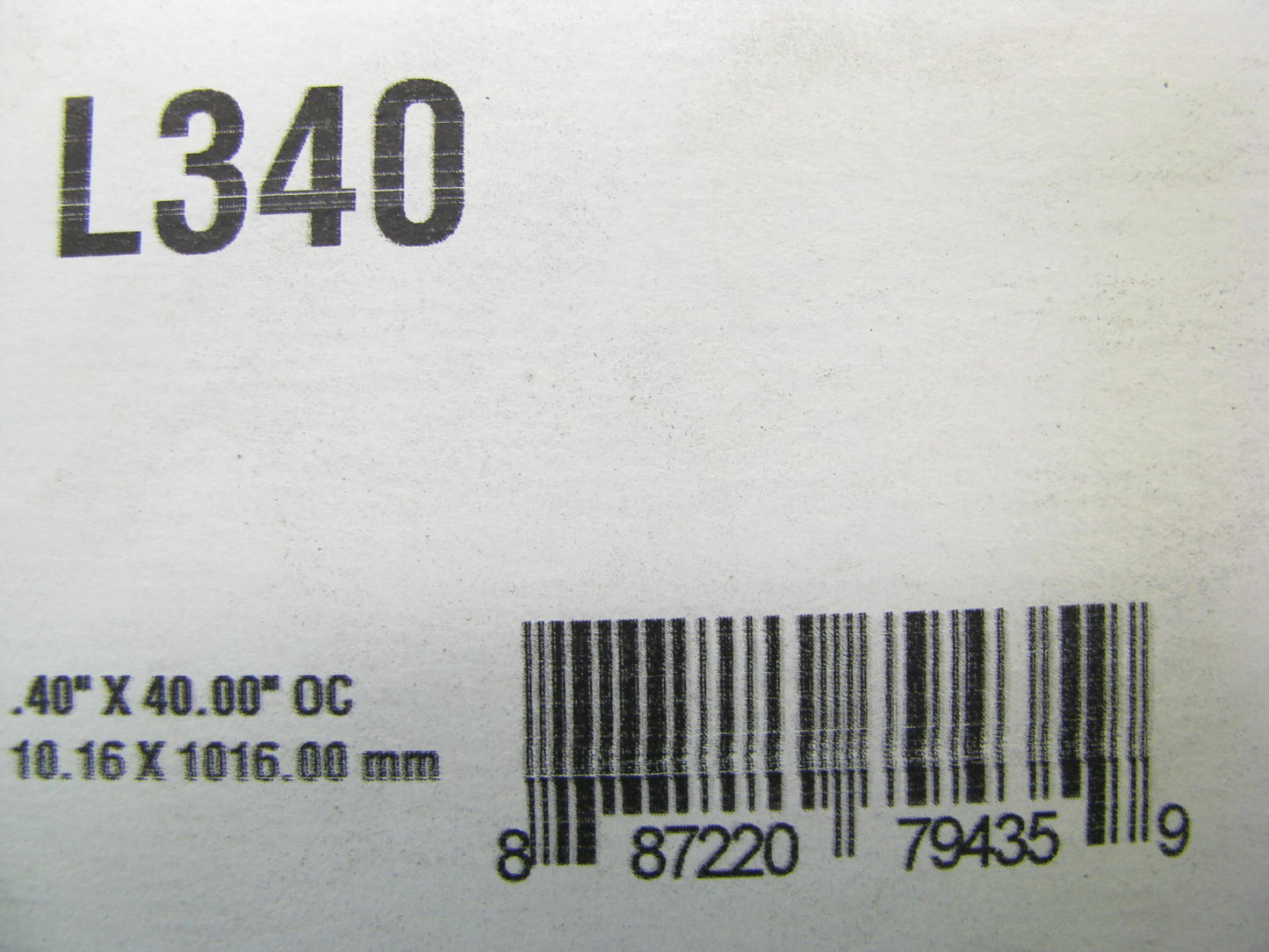 Dayco L340 Power Equipment Accessory Drive Belt - 3/8'' X 40''