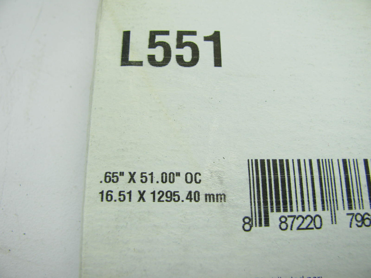 Dayco L551 GPL Industrial Accessory Drive Belt - 21/32'' X 51''