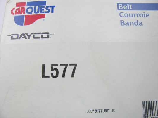 Dayco L577 Power Equipment Accessory Drive Belt - 21/32'' X 76''