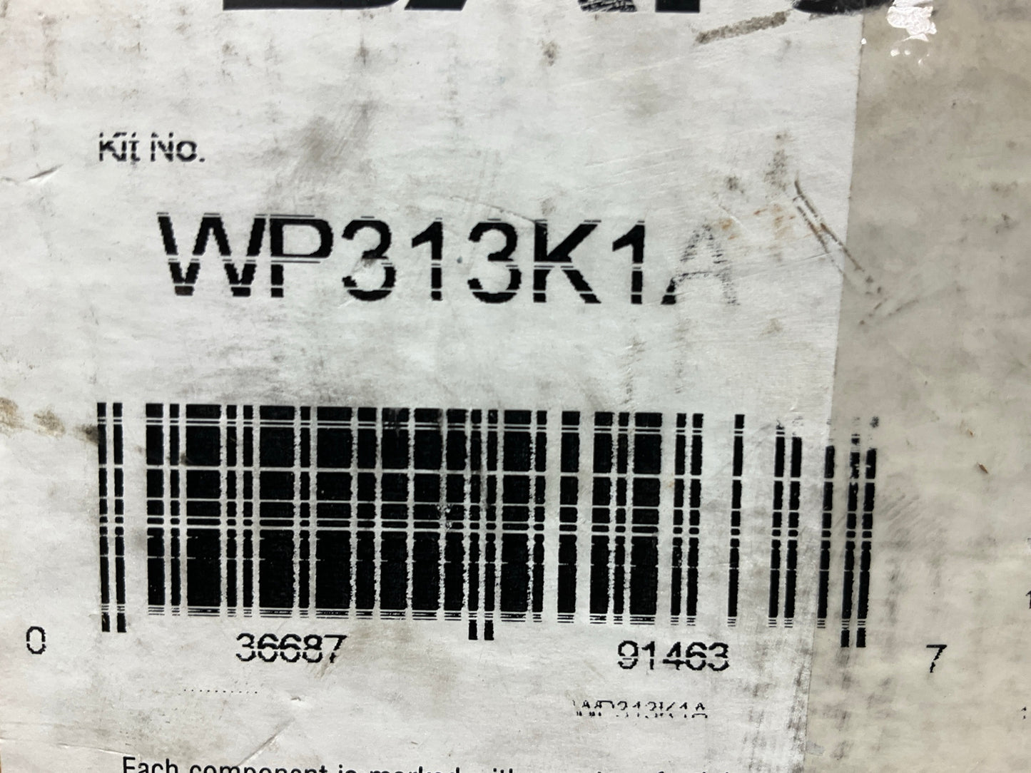 Dayco WP313K1A Engine Timing Belt Kit With Water Pump For 99-06 Hyundai 2.4L
