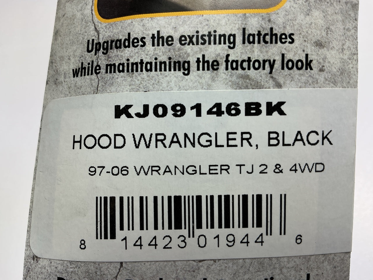 Daystar KJ09146BK Hood Latch Upgrade For 1997-2006 TJ Wrangler