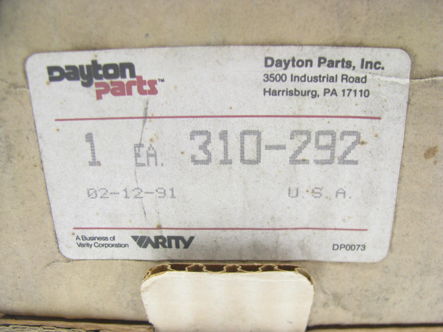 Dayton 310-292 Steering Tie Rod End / Drag Link End ES2114R