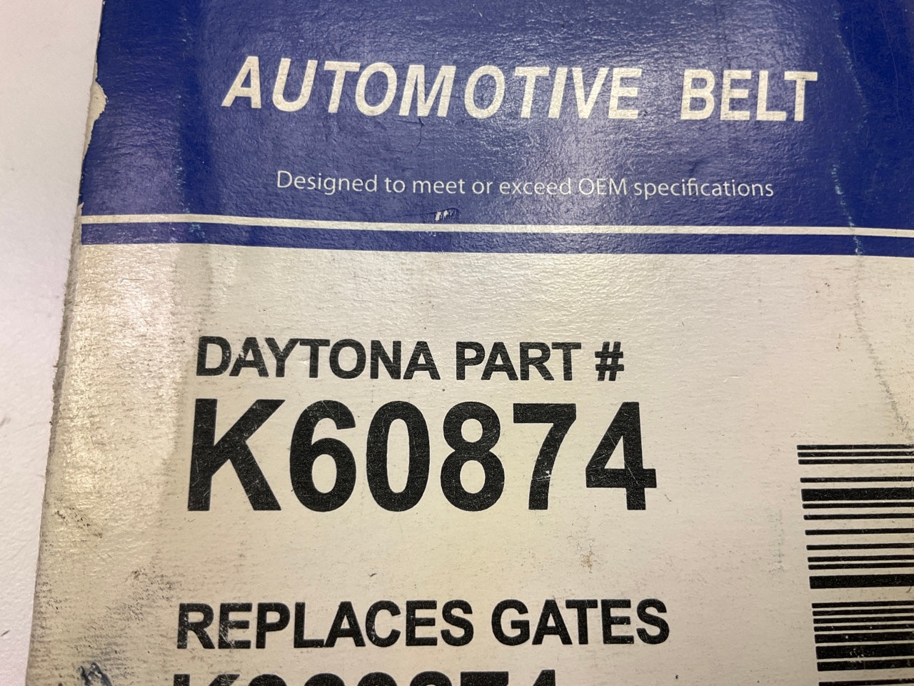 Daytona K60874 Serpentine Belt