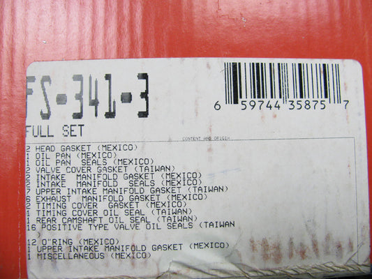 Dc Gaskets FS-341-3 Full Engine Head Gasket Set