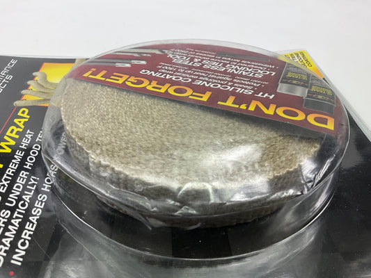 (2) DEI 010101 Exhaust System Header Heat Wrap, 1'' X 50' Roll - Tan