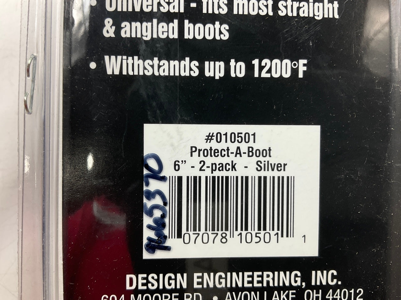 DEI 010501 Spark Plug Boot Heat Sleeve Protect-A-Boot 6'' X 3/4'' W/rings - 2 PACK
