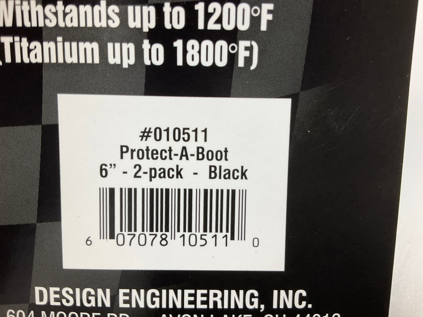 (8) DEI 010511 Protect-A-Boot Spark Plug Boot Heat Protection Black Protectors