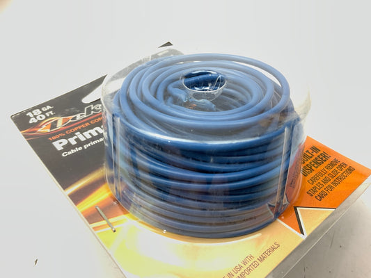 Deka 00393 Primary Wire 18 Gauge Blue, 40' Long Roll