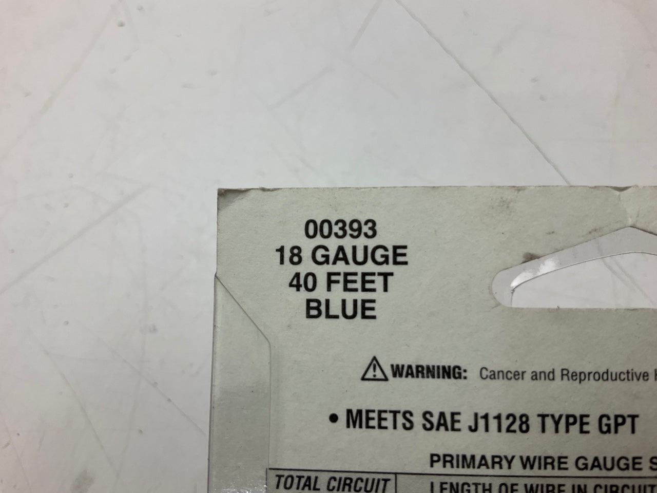 Deka 00393 Primary Wire 18 Gauge Blue, 40' Long Roll