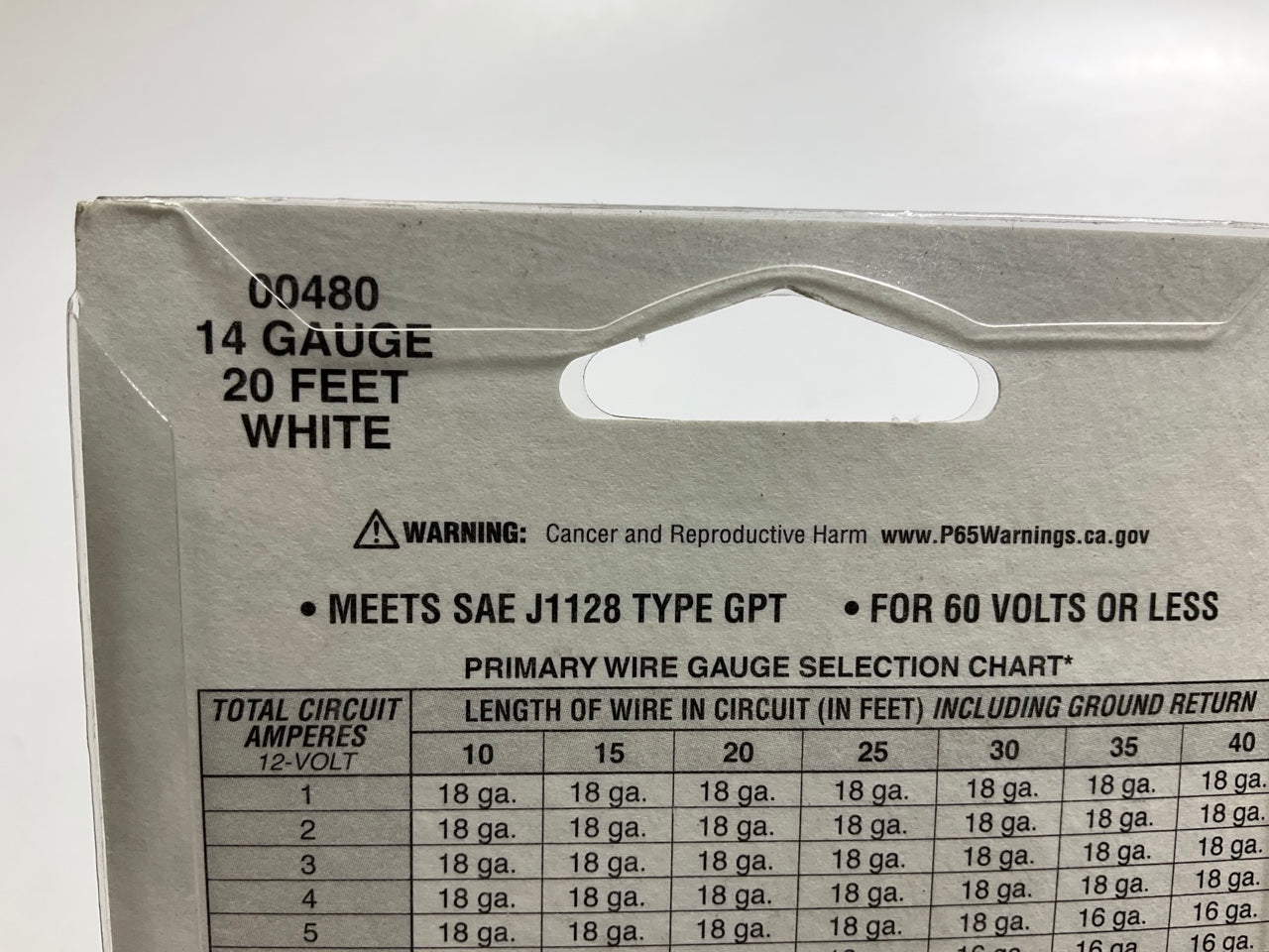 (10) Rolls - Deka 00480 14 Gauge Primary Wire, 20 Feet, White