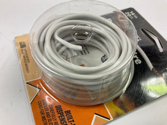 Deka 00480 14 Gauge Primary Wire, 20 Feet, White