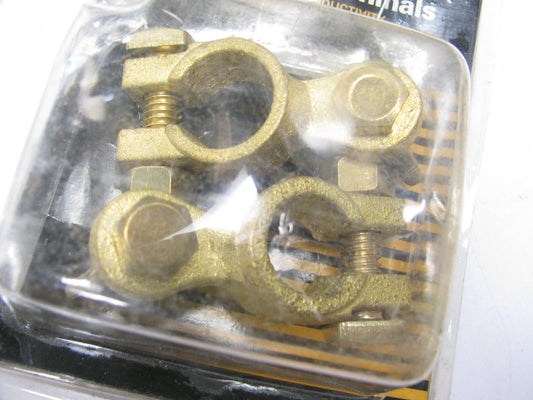 Deka 00639 Brass Battery Terminals Clamp Type Wing Nut Marine & Special App