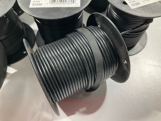 (10 Rolls) Deka 02360 Auto Primary 100 FT Wire Black 16 Gauge, 1,000 Feet Total
