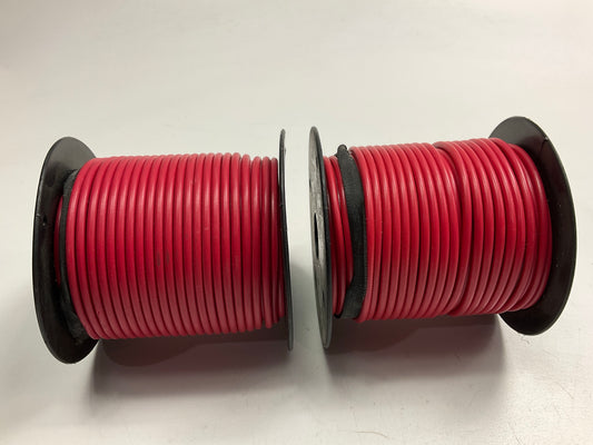 (2) Deka 02408 Automotive Primary Wire, Red 14 Gauge X 100' Long