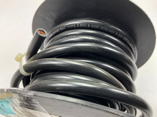 Deka 04643 4 Gauge Battery Starter Ground Cable Spool 25 FEET, BLACK, 4 GA