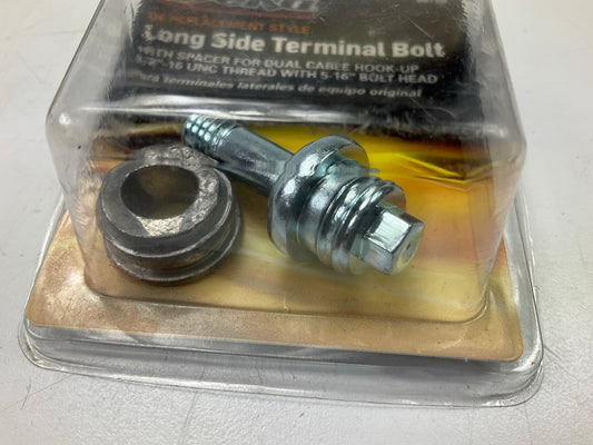 (10) Deka 08766 Long Side Terminal Battery Bolt With Spacer Dual Cable Hook Up